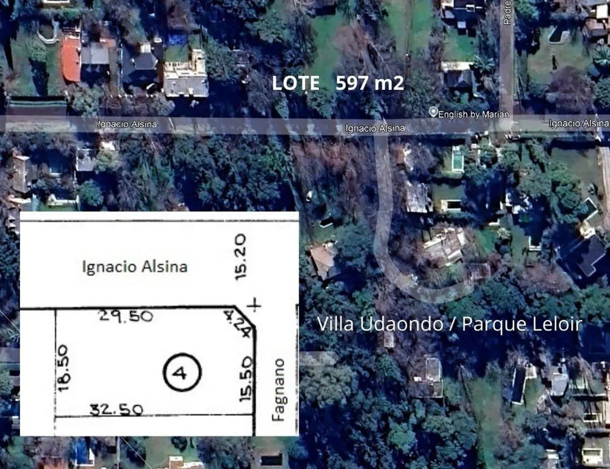 Lote en venta, Villa Udaondo / Parque Leloir, forestado . 5