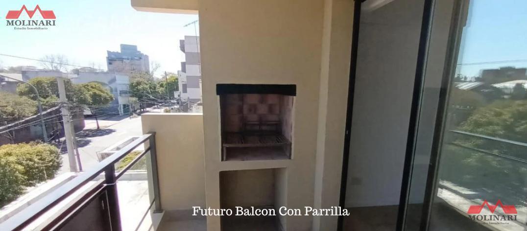 Departamento en pozo cde 3 amb con 2 baños y balcon con parrilla
