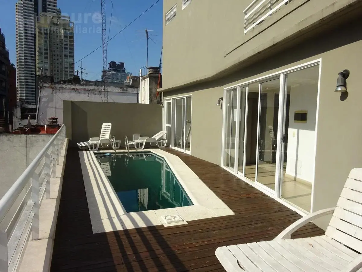 2 ambientes (mono dividido) en venta con amenities en Palermo 3