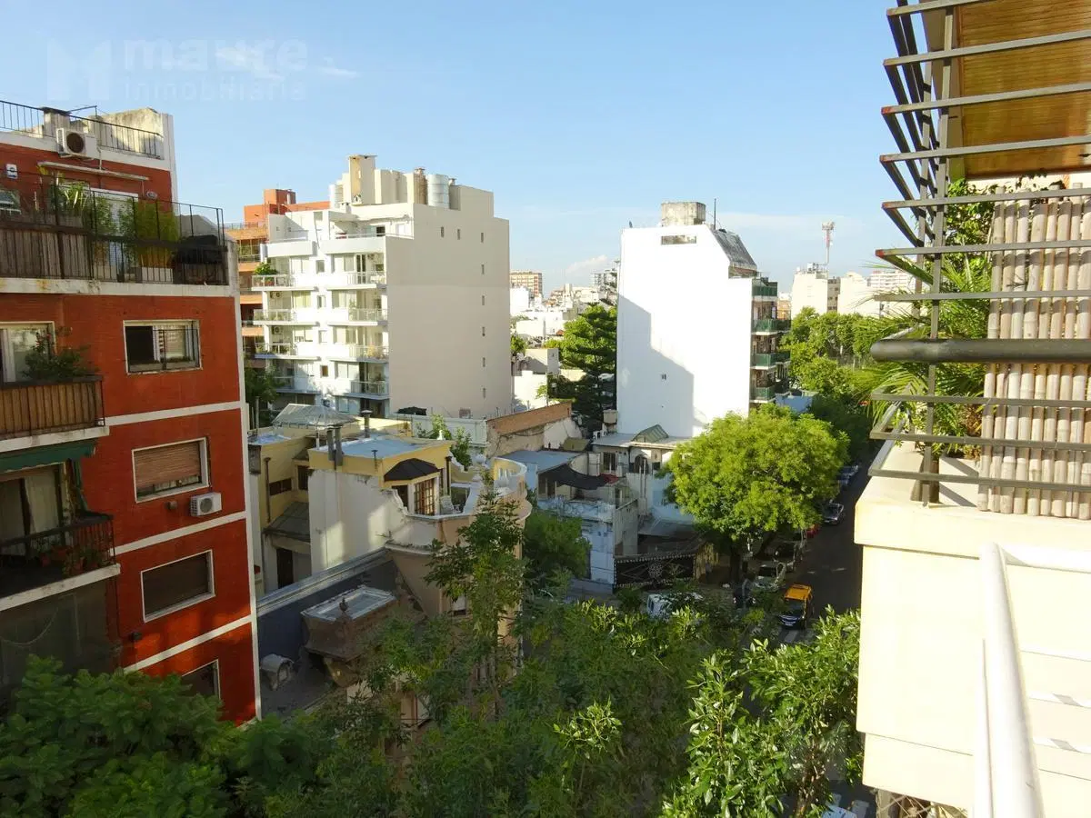 Semipiso en alquiler en Belgrano/Colegiales de 1 dormitorio y un pequeño escritorio 3