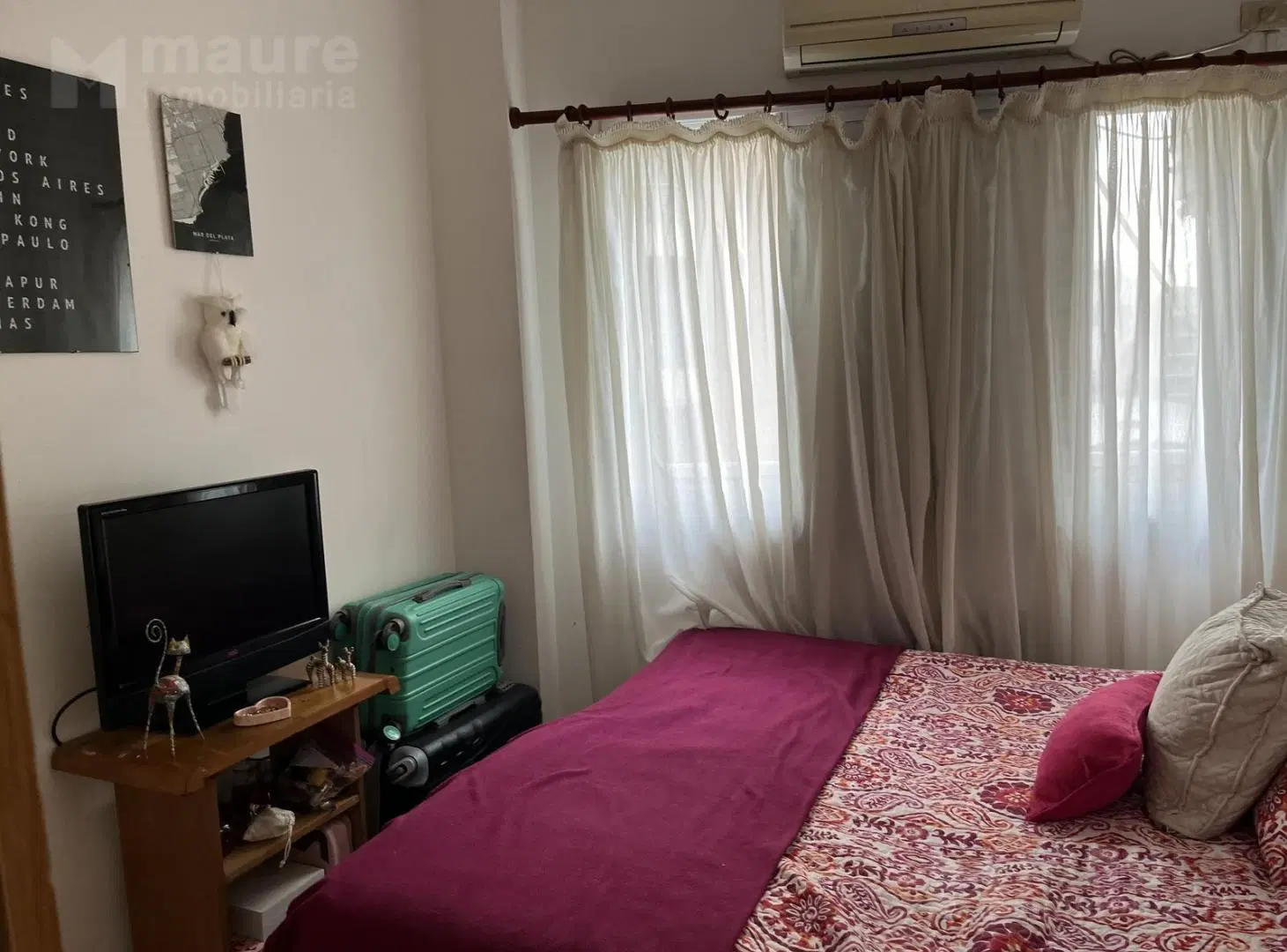 2 ambientes en alquiler con espacio guardacoche en Palermo 2