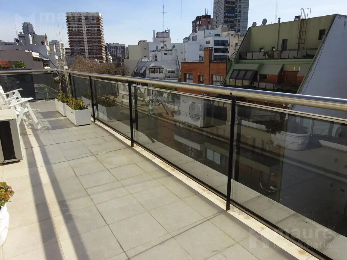 Monoambiente con terraza para 2 personas en alquiler temporario en Belgrano 5