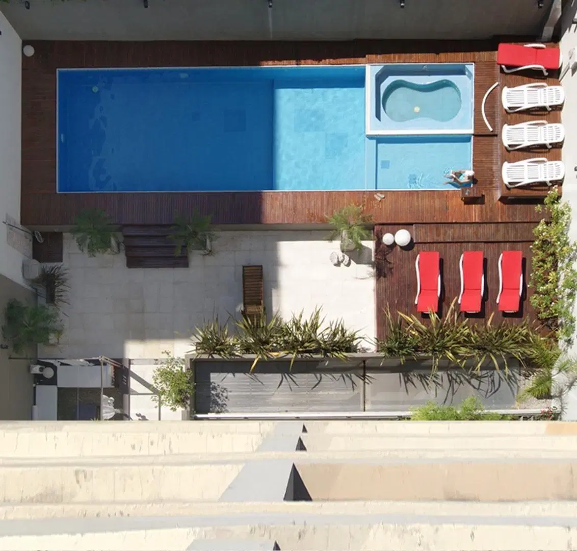 Moderno monoambiente. Gran piscina y amenities. Dorrego 3