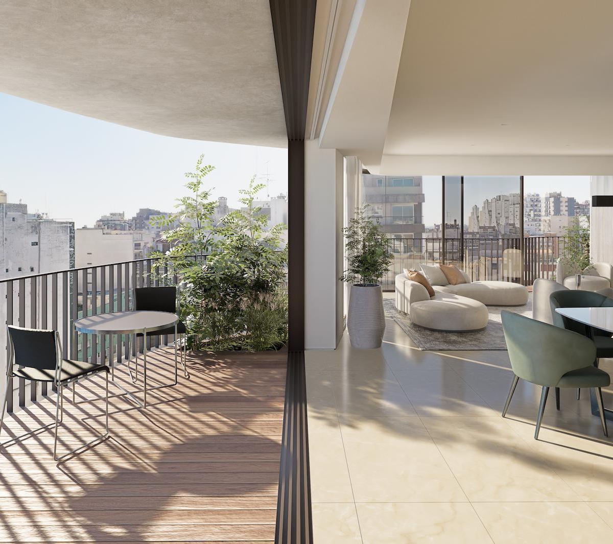 Departamento 4 Amb con Lav Al Cfrte en Caballito, en Nuevo Donna de Estudio Azcuy 2