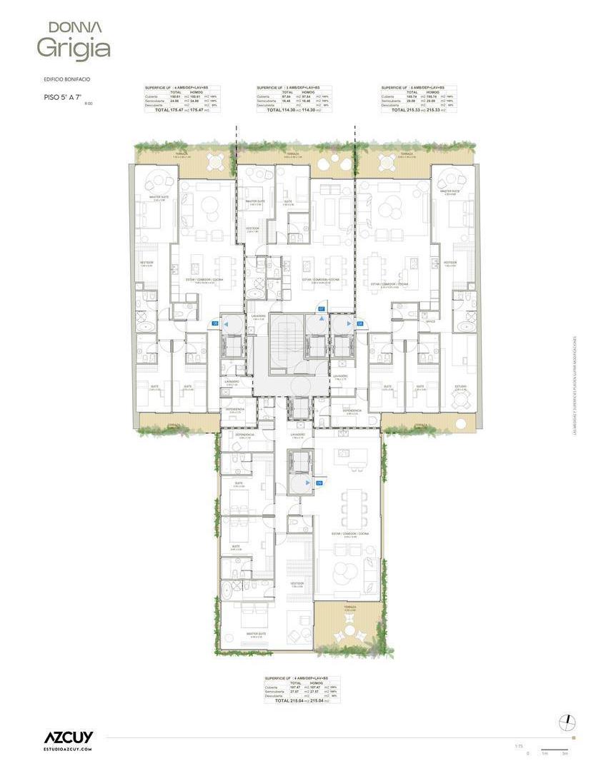 Semipiso en Caballito Sur 4 amb  con dependencia. Terraza con pérgola.