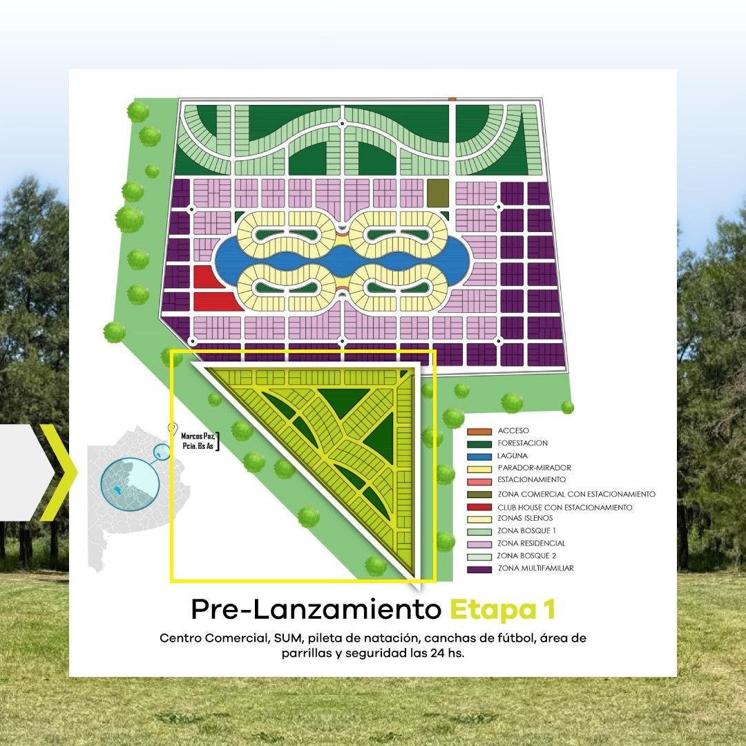 Lote Country - Bº Cerrados en Venta en Arandanos Village Park 4