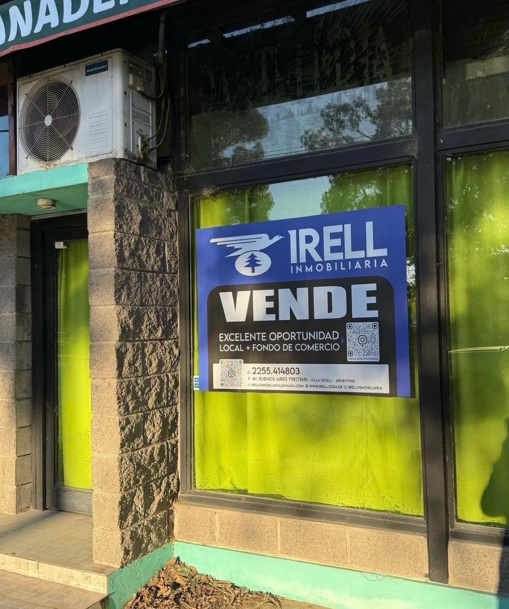 Venta de local y fondo de comercio! Zona Centro de Villa Gesell. Listo para poner en funcionamiento