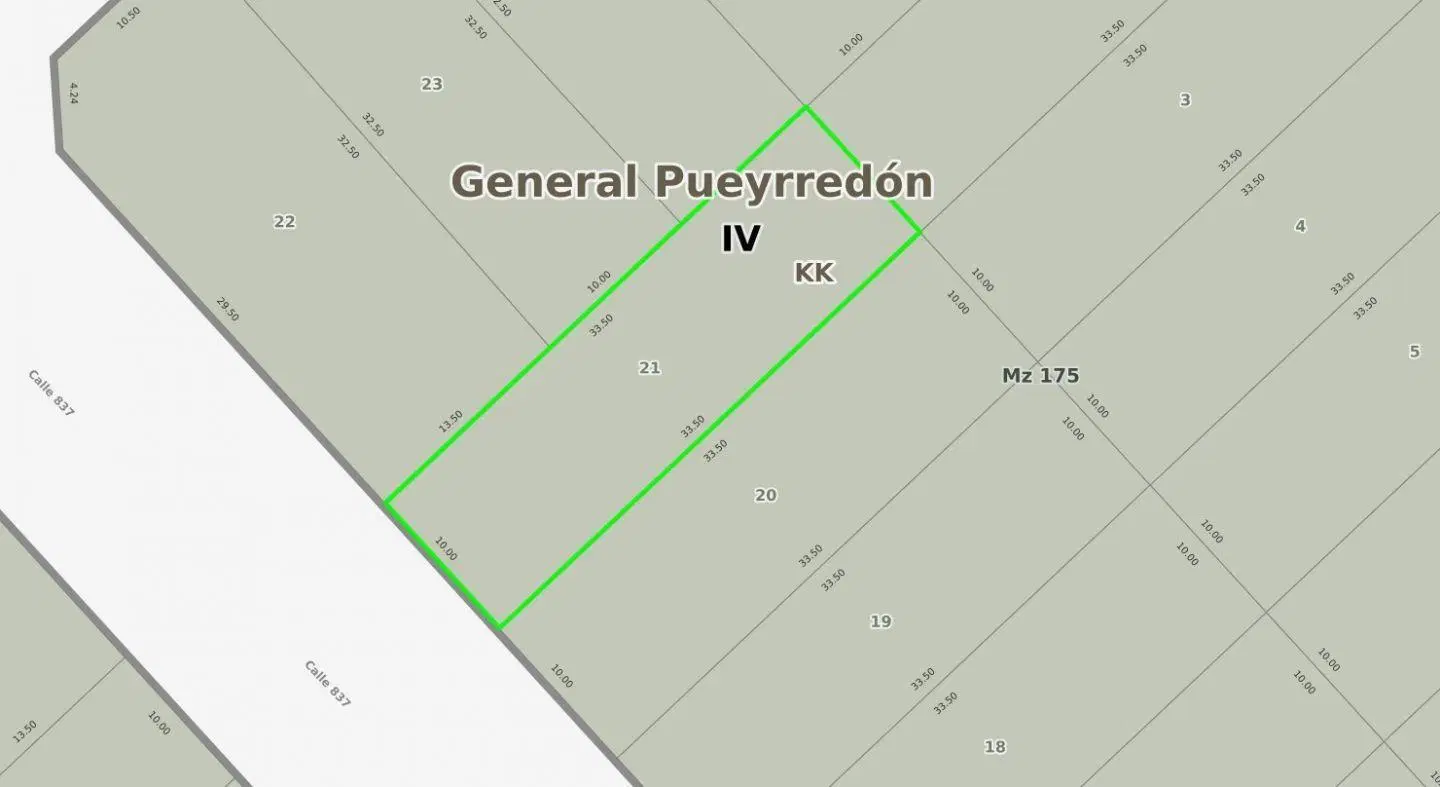 VENTA LOTE DE TERRENO DE 335m², SAN EDUARDO DE CHAPADMALAL 2