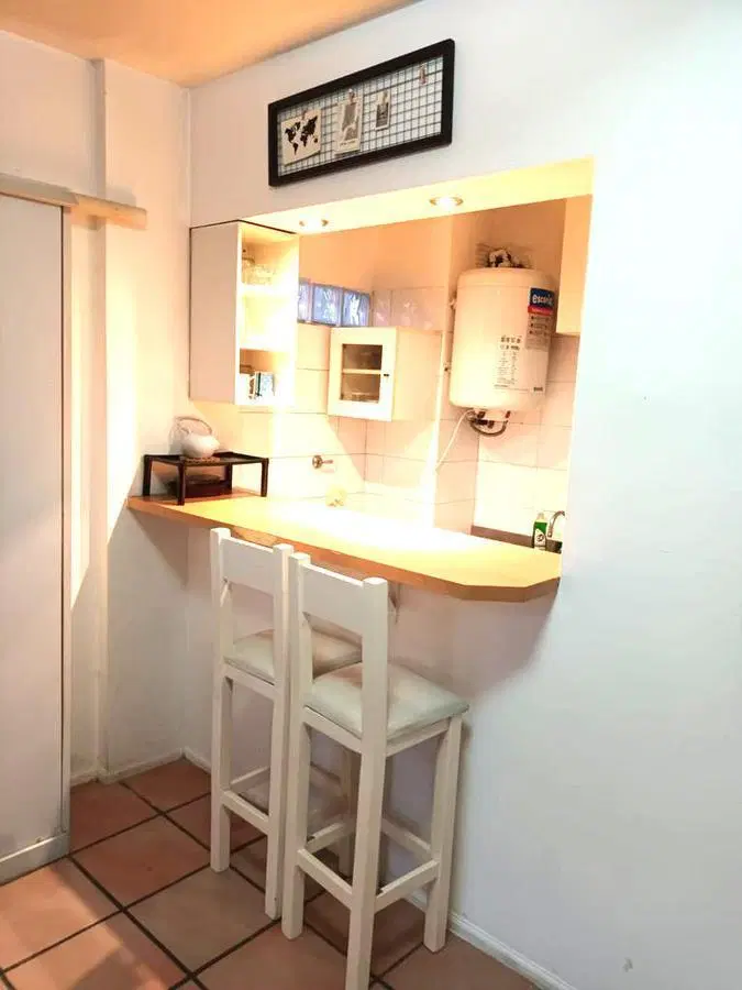 HERMOSO ESTUDIO AMOBLADO Y EQUIPADO, TODO LUZ Y SOL 4