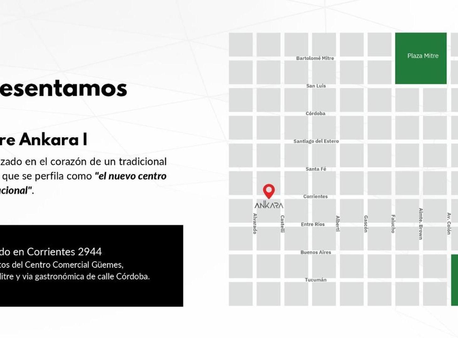 Depto 2 amb a estrenar, al fte, cochera y baulera