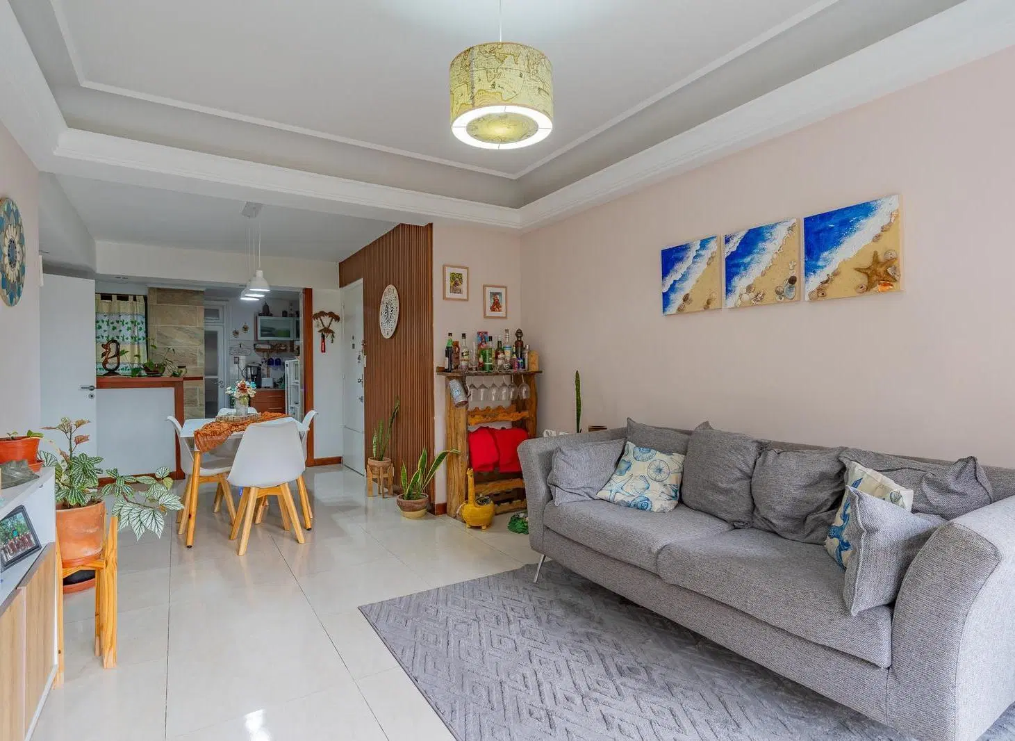 Venta departamento 3 ambientes con dependencia  íntegramente reciclado en el centro 5