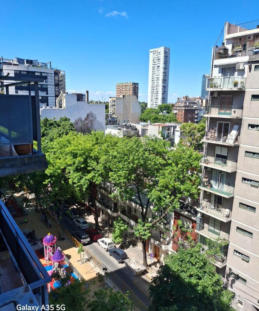 Venta 2 ambientes Piso Alto Luminoso en Chenaut Palermo Cañitas
