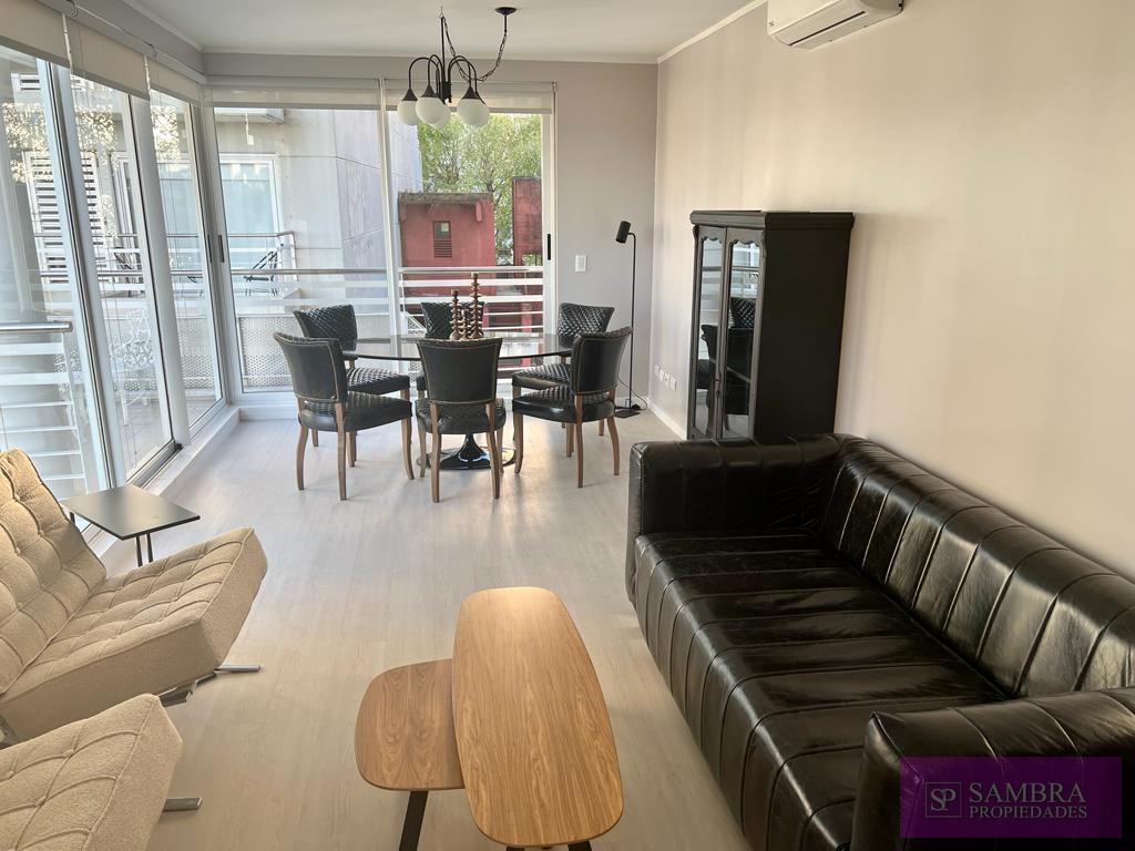 Departamento 3 Ambiientes en Suite. Amoblado con cochera, Full Amenities sobre Cervinio 4700.