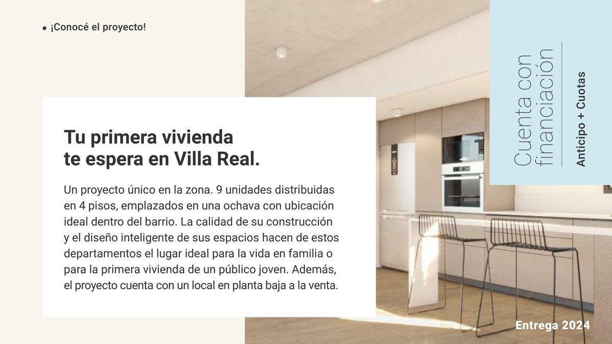 Venta 3 Amb - 2 Baños - Terraza - Villa Real 4