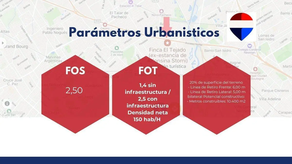 Vende MacroLote de 4.157m² Don Torcuato 50m Paname 4