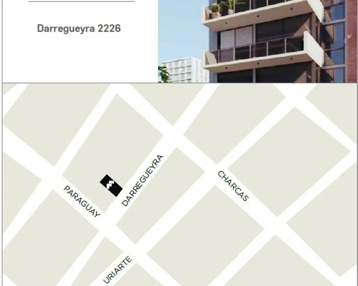Venta departamento a estrenar 3 ambientes Palermo 2