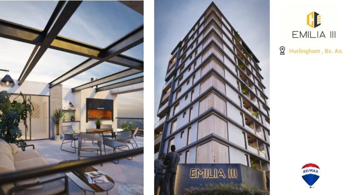 VENTA 2 ambientes A ESTRENAR Hurlingham Terraza 5
