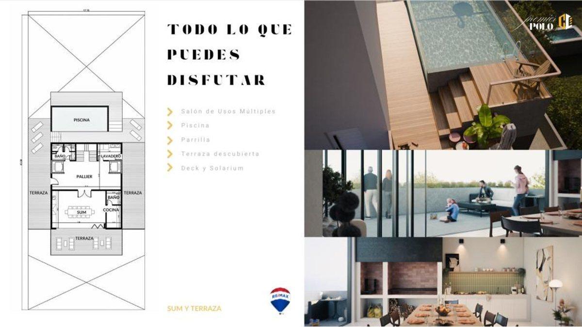 VENTA Monoambiente Hurlingham Piscina Terraza SUM