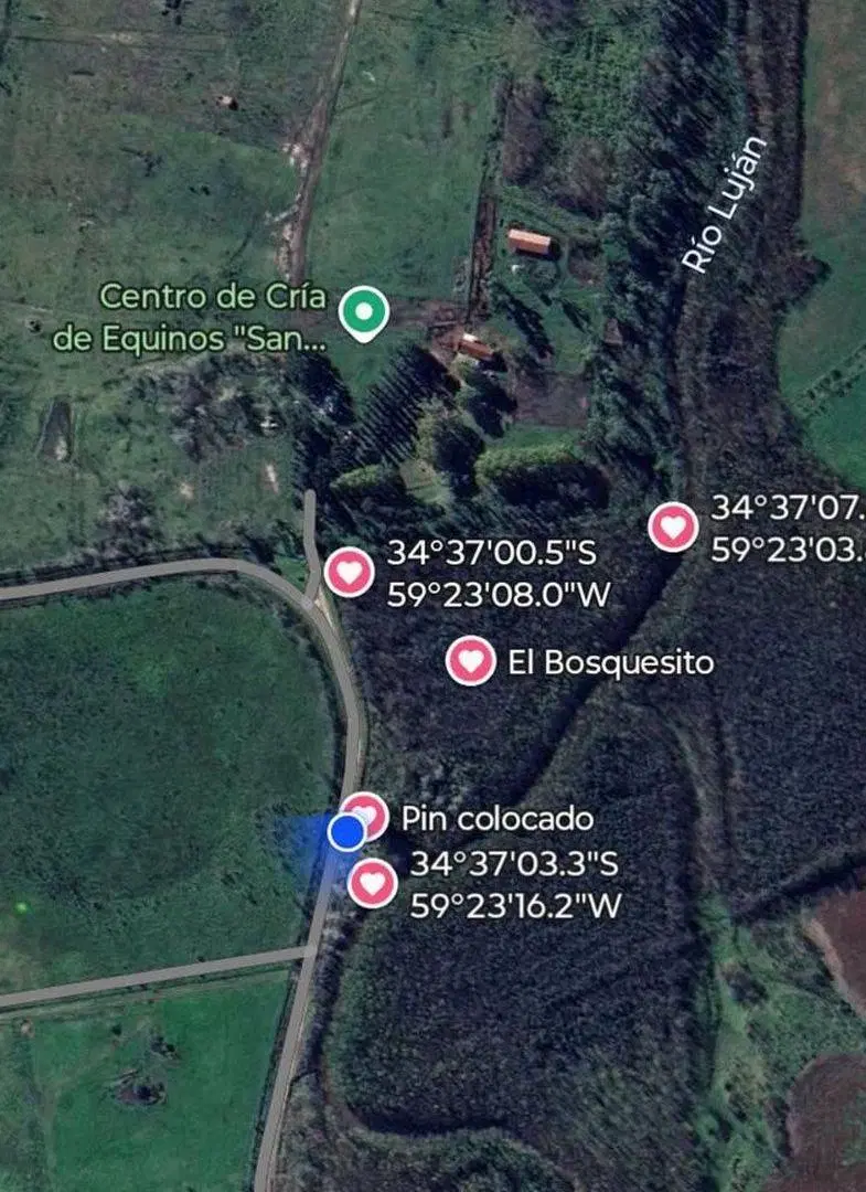 Terreno 3.5 H Sobre Rio Lujan. En Venta. Mercedes. 3