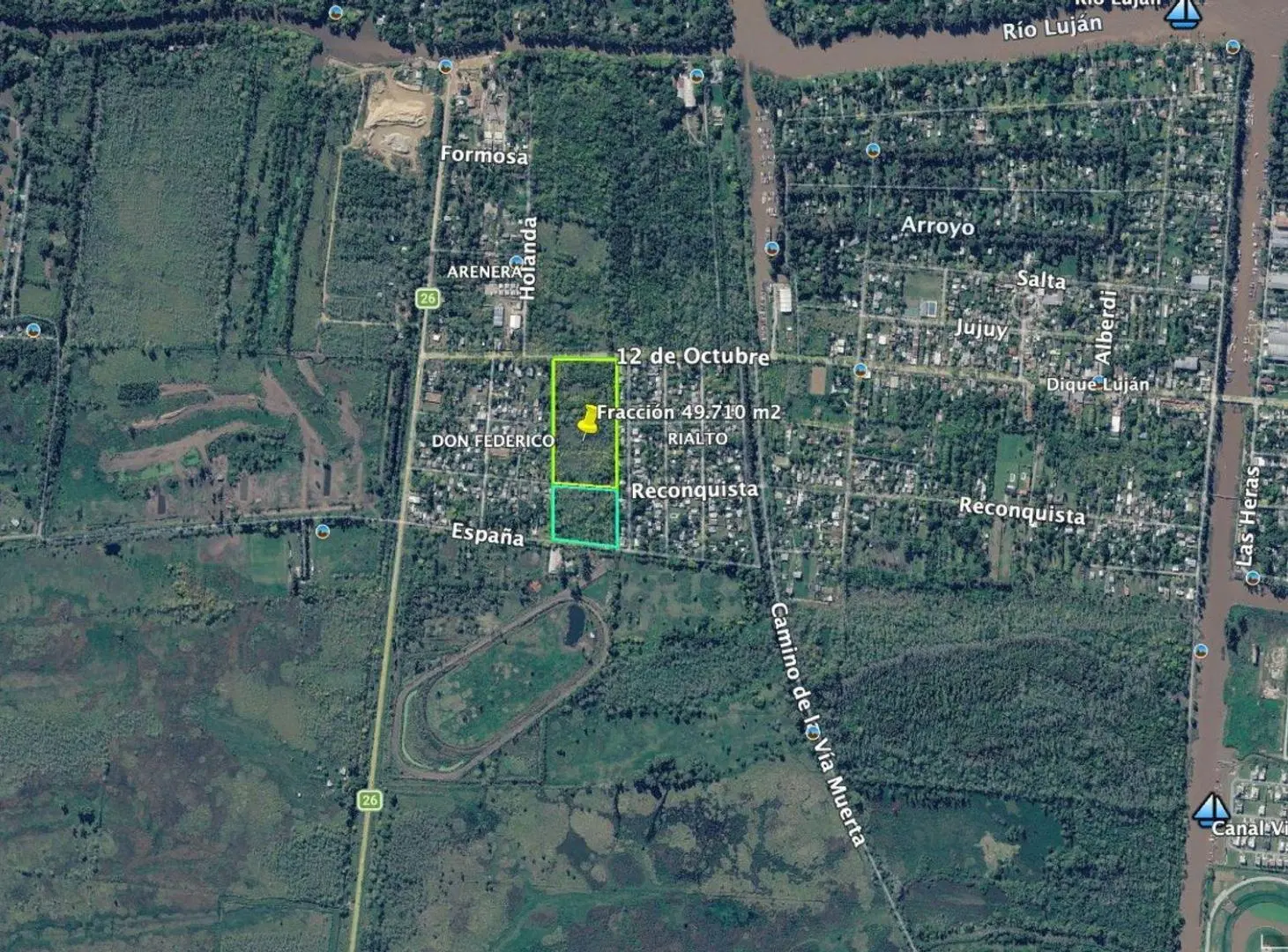 Fracción de 49.710 m² en Dique Luján, Tigre 2