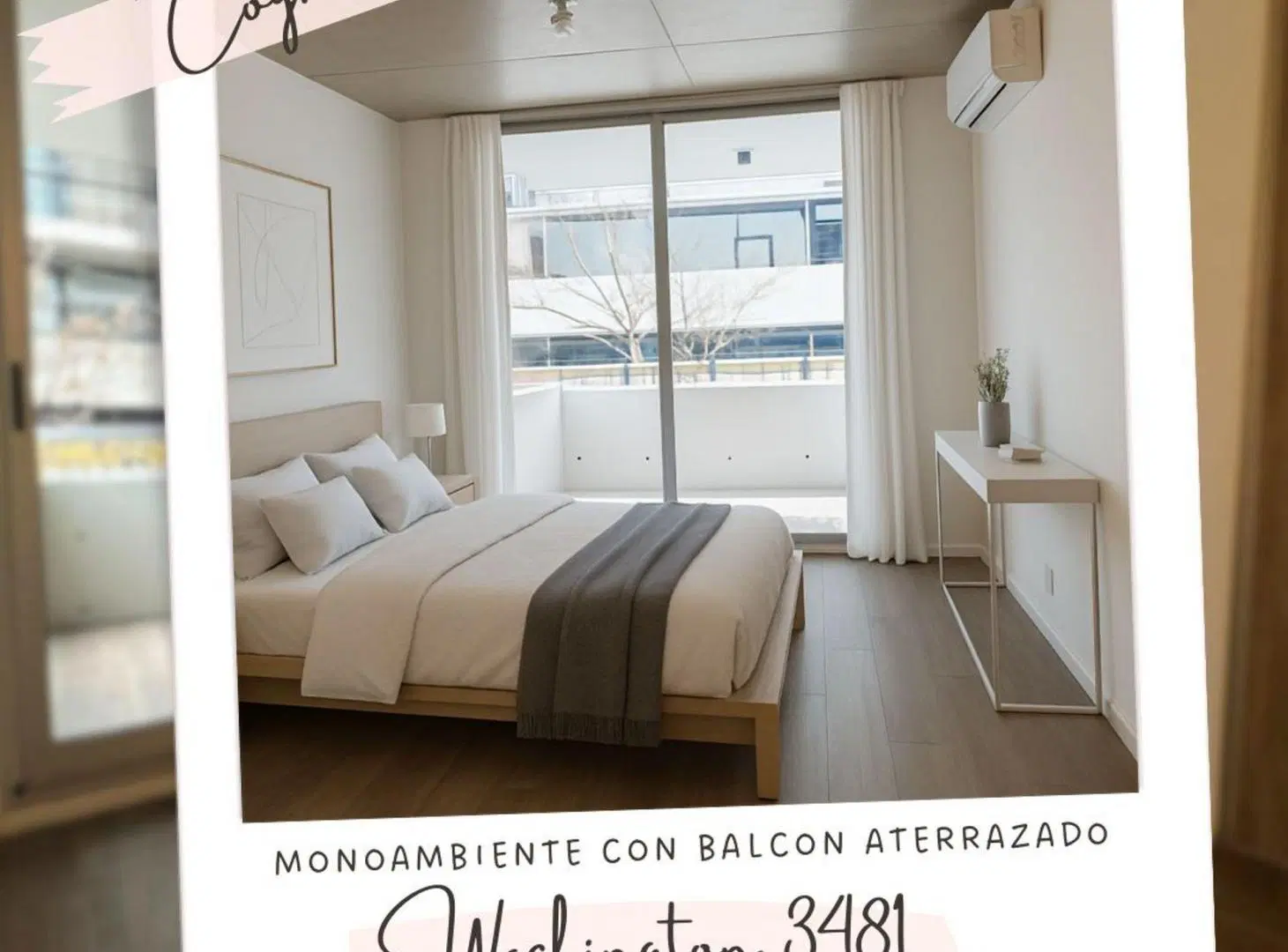 ALQUILER MONOAMBIENTE 46m2 Frente Balcon Coghlan 3
