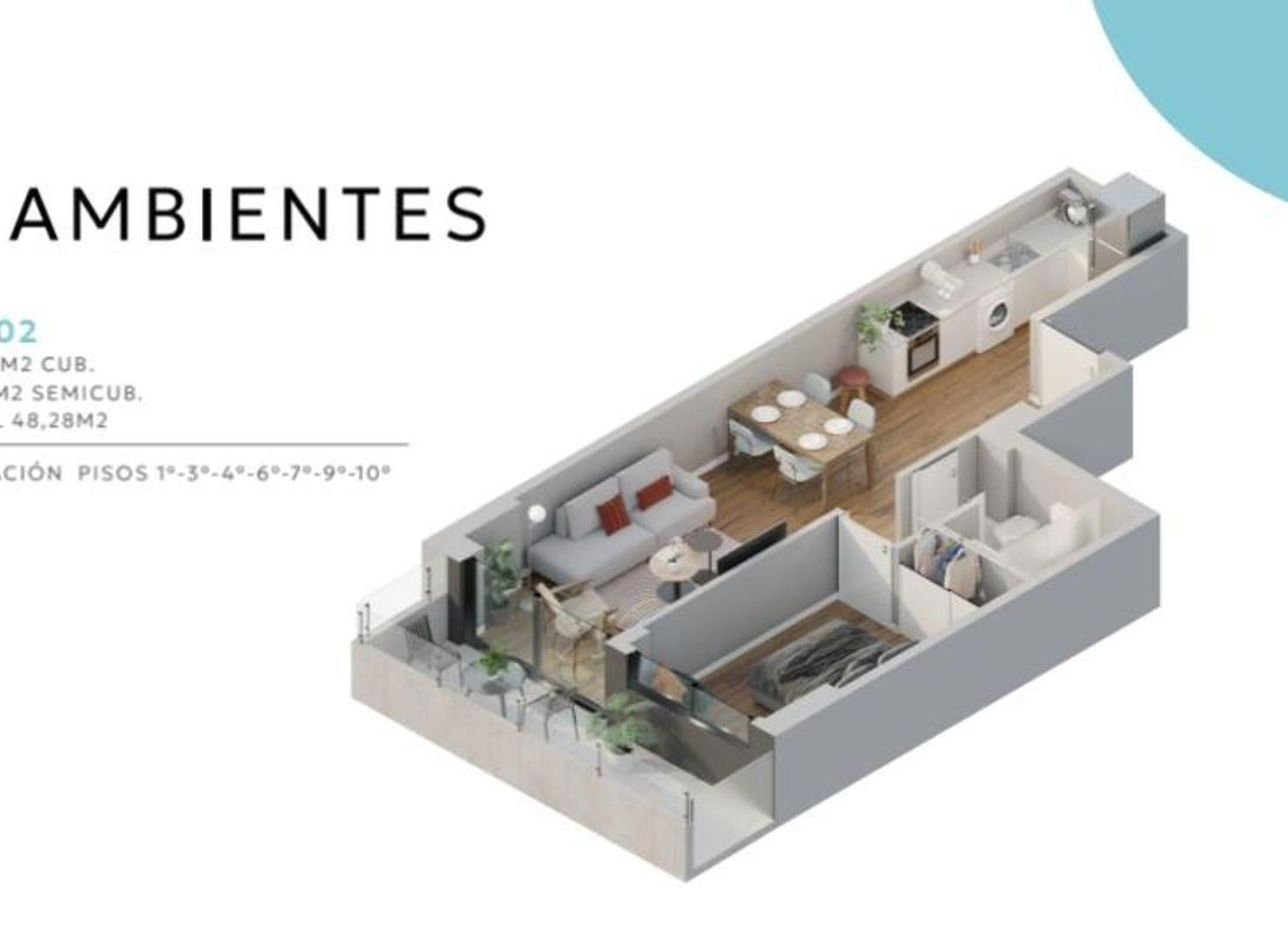 Foto de VENTA Monoambiente POZO Colegiales Parrilla, imagen 4