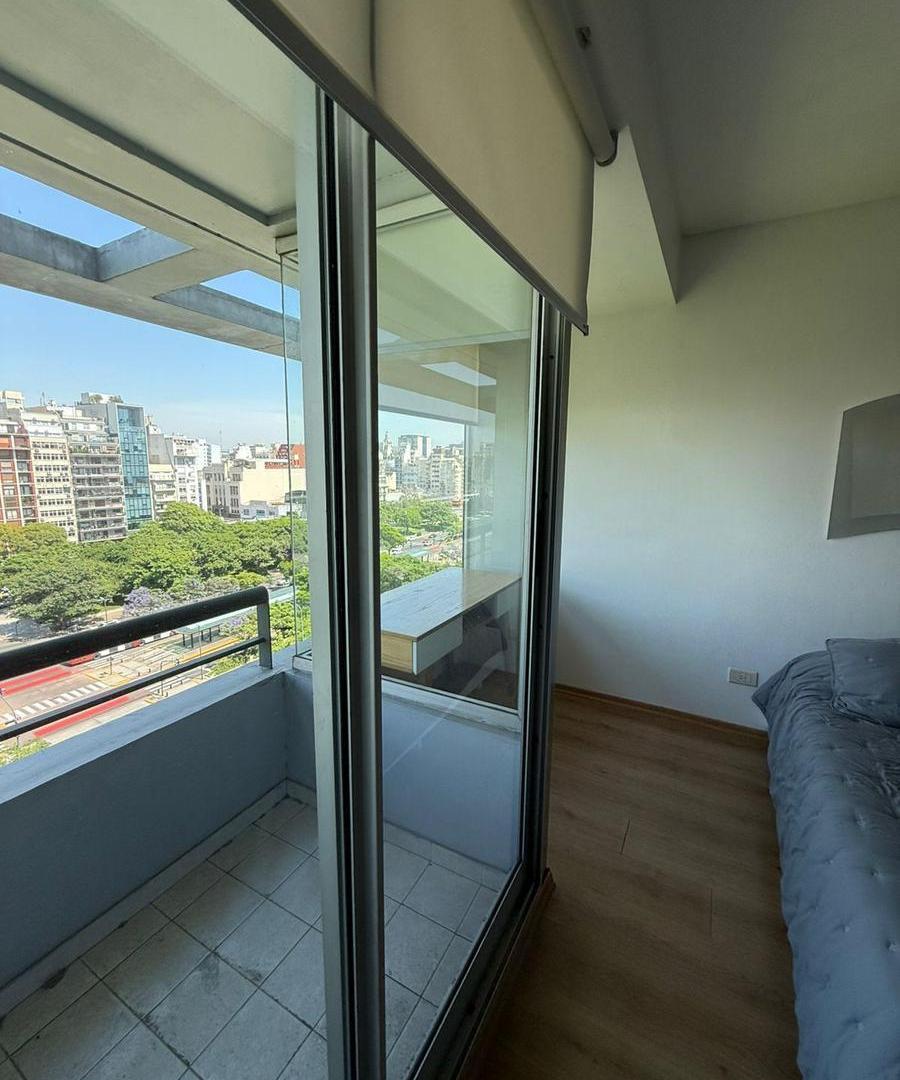 Monoambiente amoblado y equipado con amenities y seg frente a la UADE