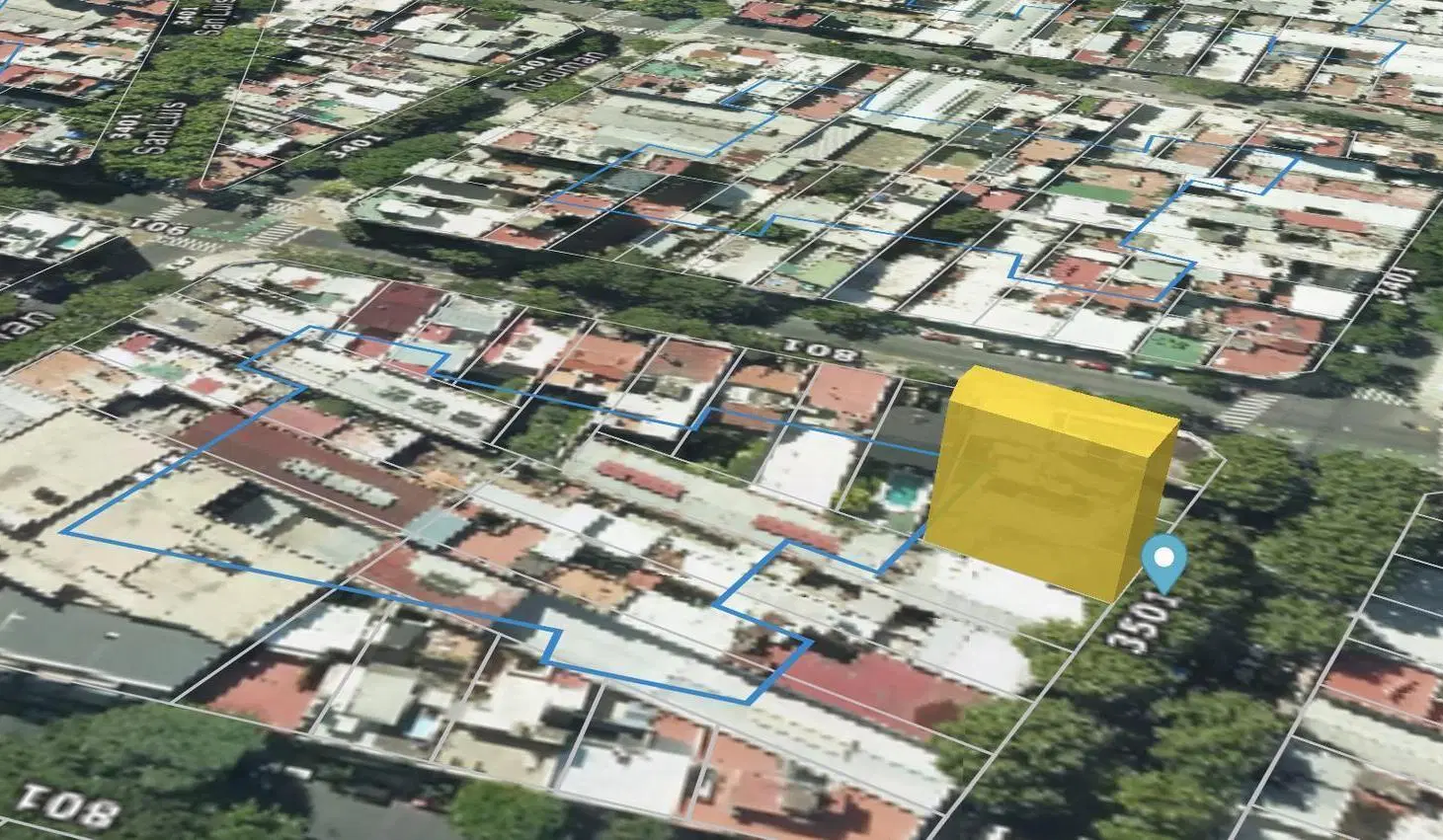 Terreno / Casa chorizo 8,66 x 18,36 USAB 2 USOS 2 4