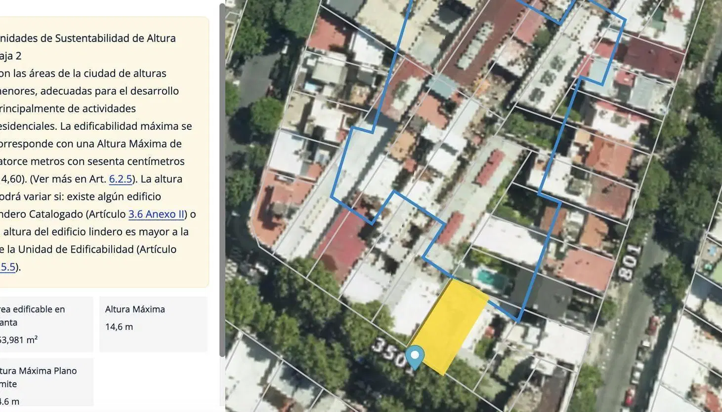 Terreno / Casa chorizo 8,66 x 18,36 USAB 2 USOS 2 3