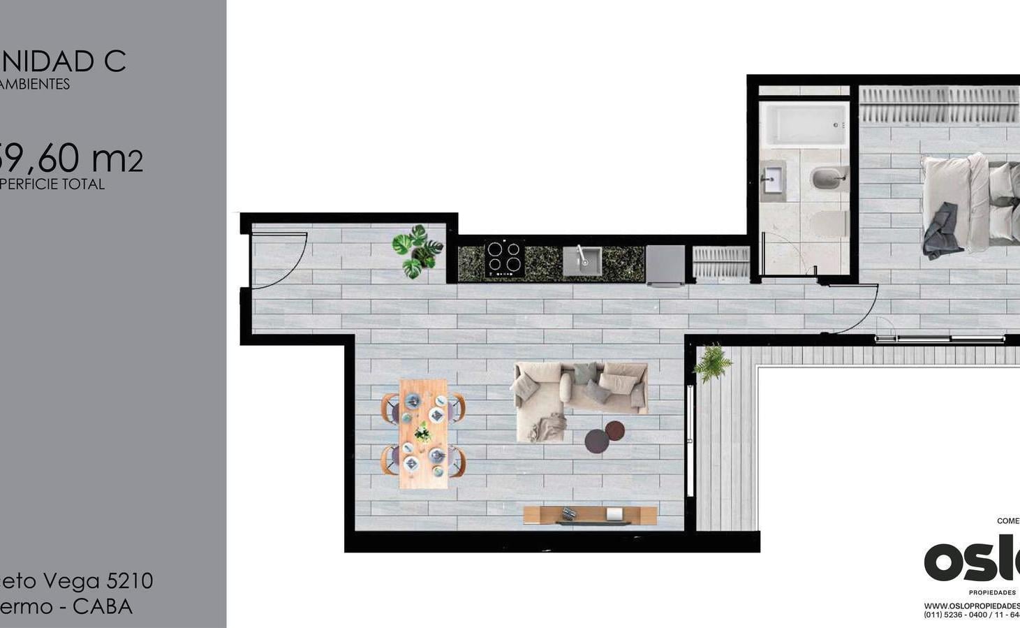Departamento en Palermo
