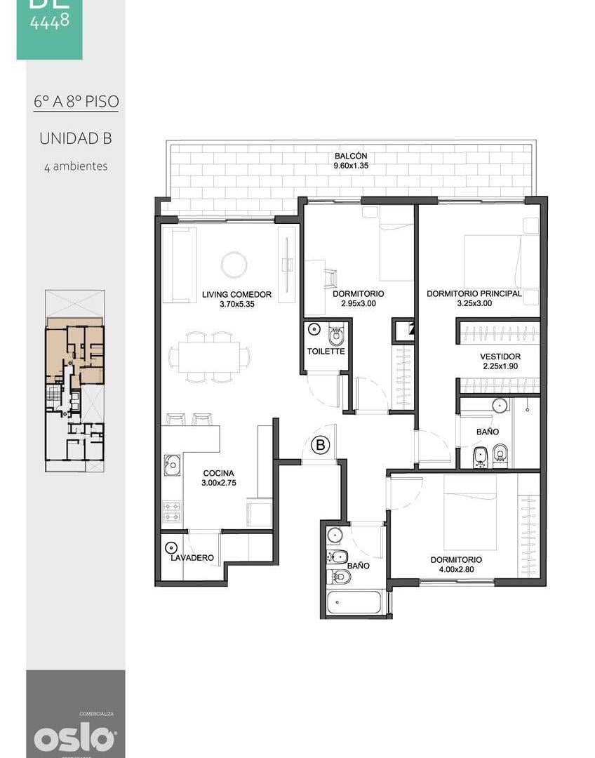 Departamento en Villa Uquiza