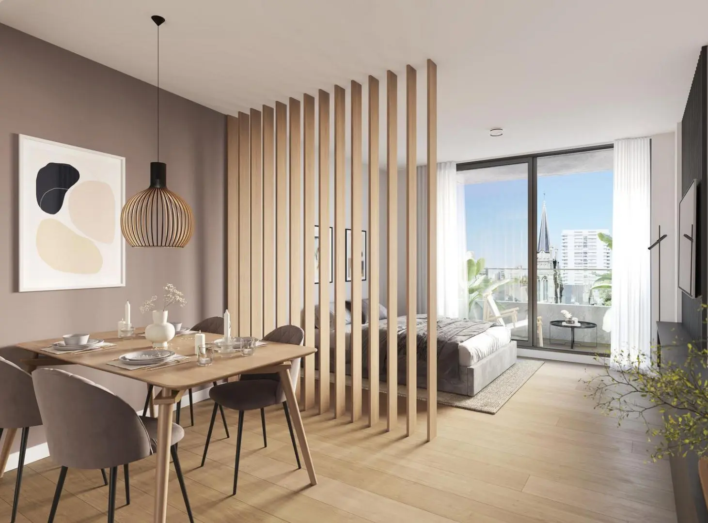 Departamento en  venta de 1 ambiente en La imprenta de 34m2 2