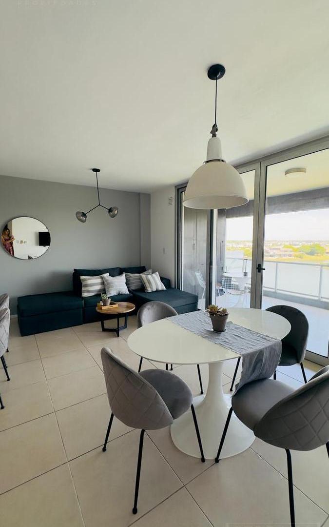 Alquiler departamento amoblado de 2 ambientes en islas del golf, Nordelta