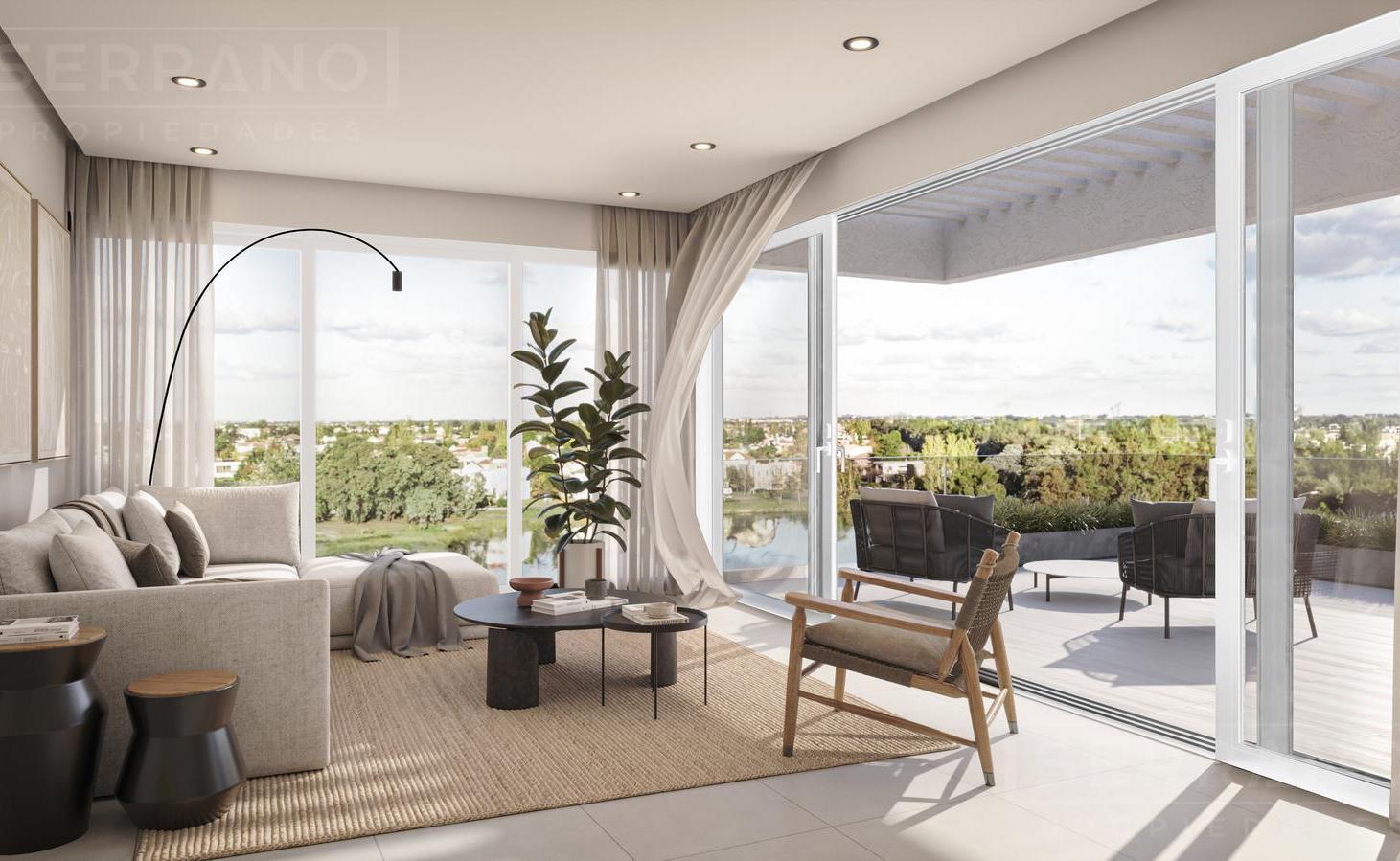 Venta Departamento 3 ambientes Nordelta con Jardin cochera Condominio Lagunita