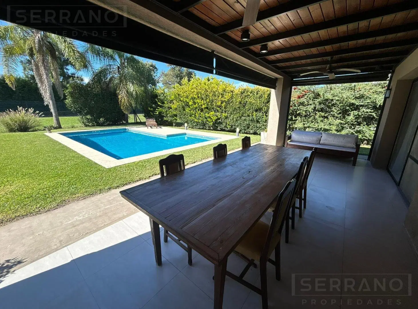 Casa en venta, apto crédito. 3 dormitorios y un escritorio, pileta. Estancias del Rio, Pilar 3