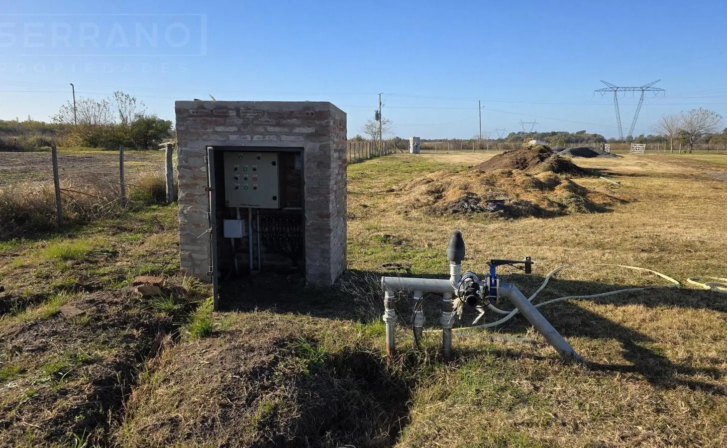 LDO Venta Campo 13 hectáreas Riego por aspersión Grama Bahiana Galpón 3 habitaciones Diego Gaynor 5