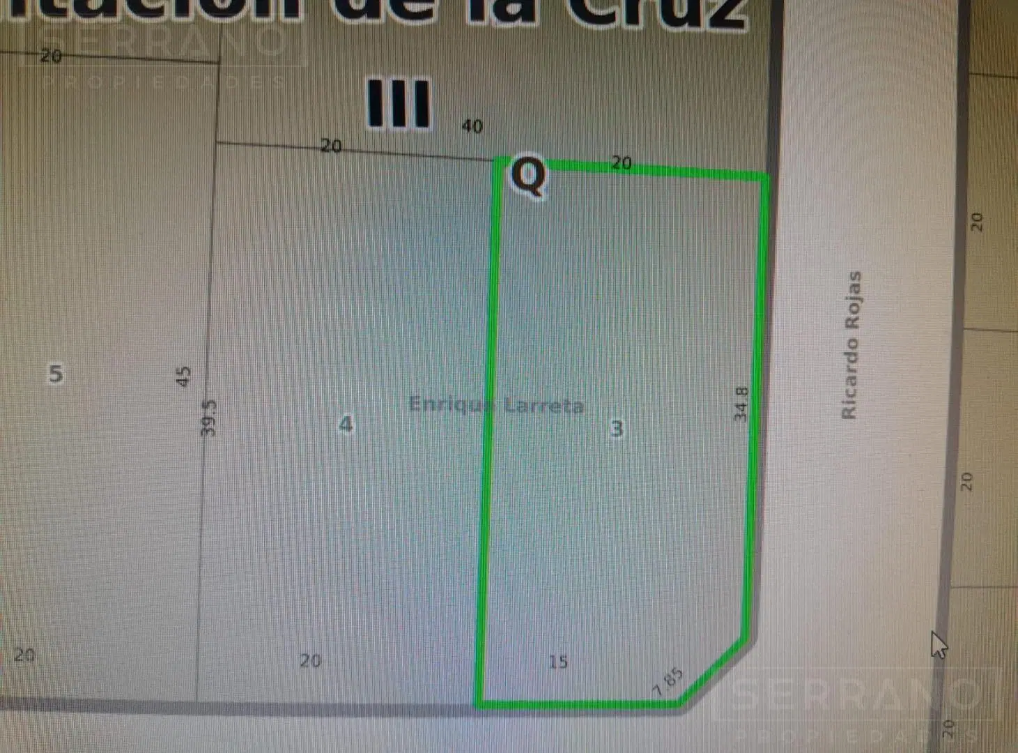 Venta lote en Parque Sakura, Exaltacion de la Cruz 4