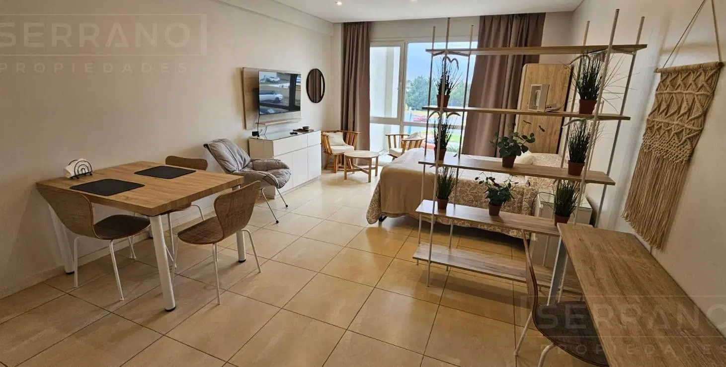 Alquiler  departamento monoambiente amoblado con cochera La Bahia, Nordelta 4