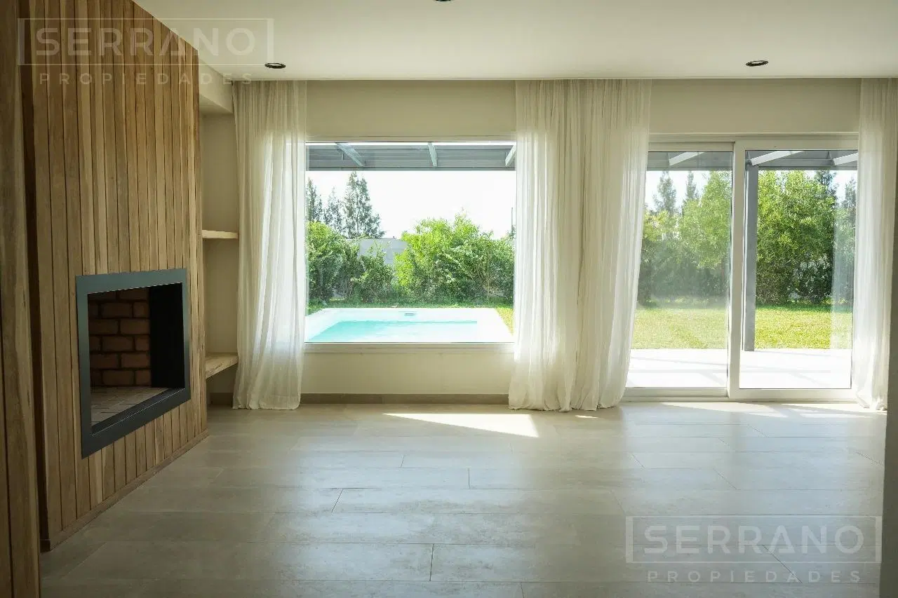Venta casa a estrenar de primera calidad lote interno con pileta en Carpinchos llave en mano. 5
