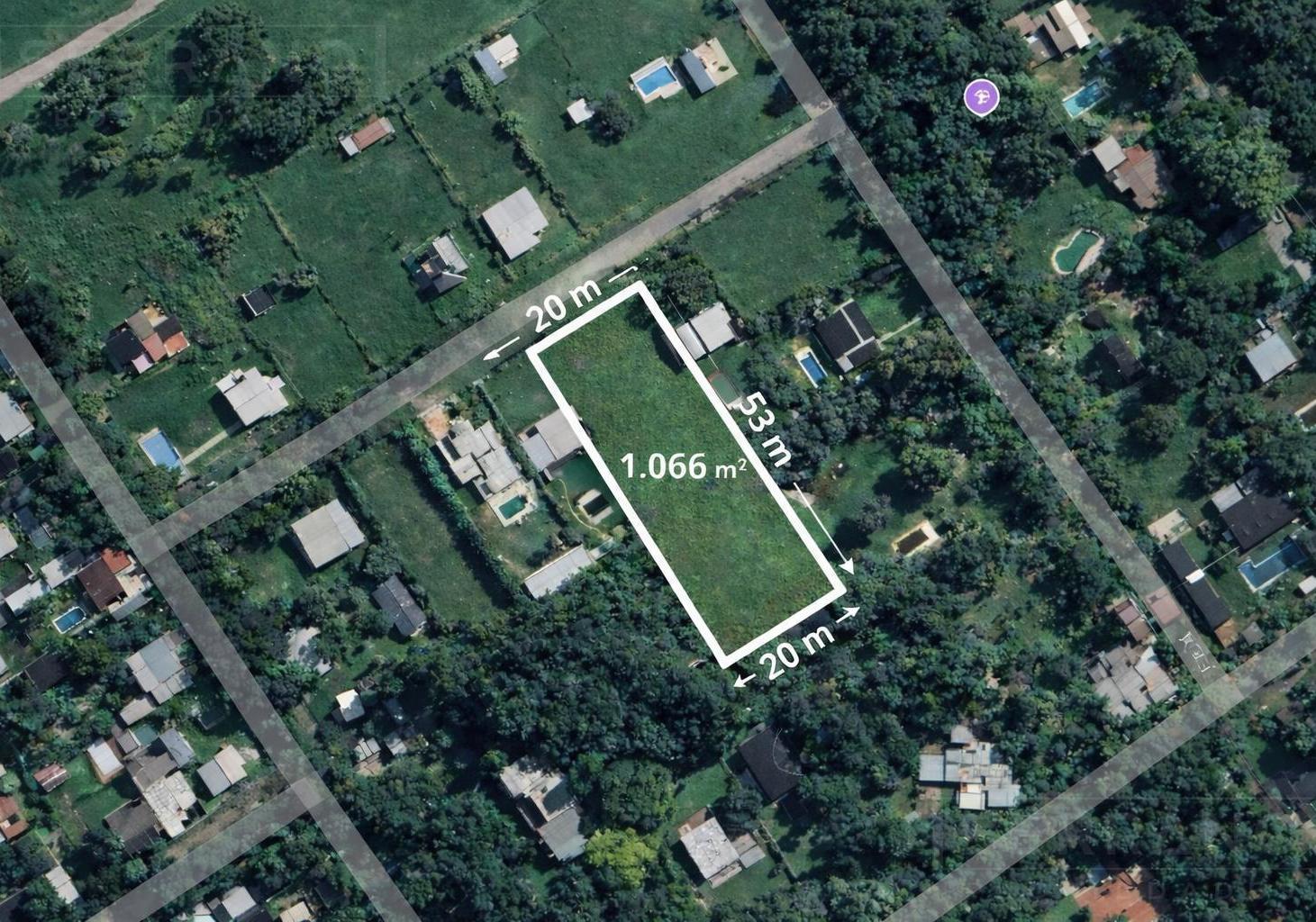 Foto de Lote en venta de 1066m2 En el Cazador - Con bomba de agua y luz, imagen 3