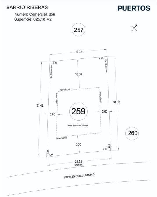 Foto de Venta lote 625m2 en Riberas, Puertos. Escobar, imagen 4