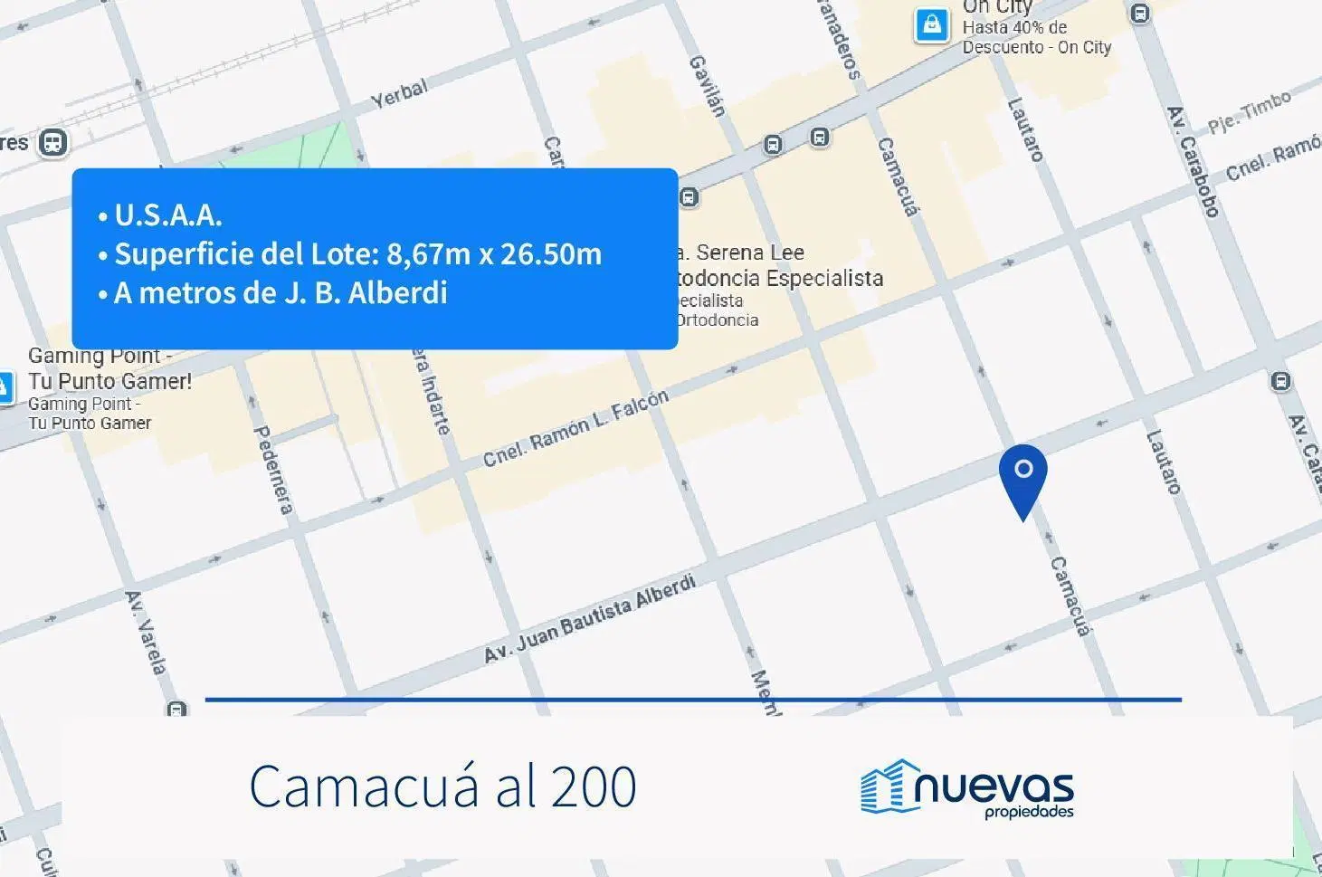 Terreno en Flores - USAA - PB 7 pisos 2 retiros -A 200 mts Av. Rivadavia 4