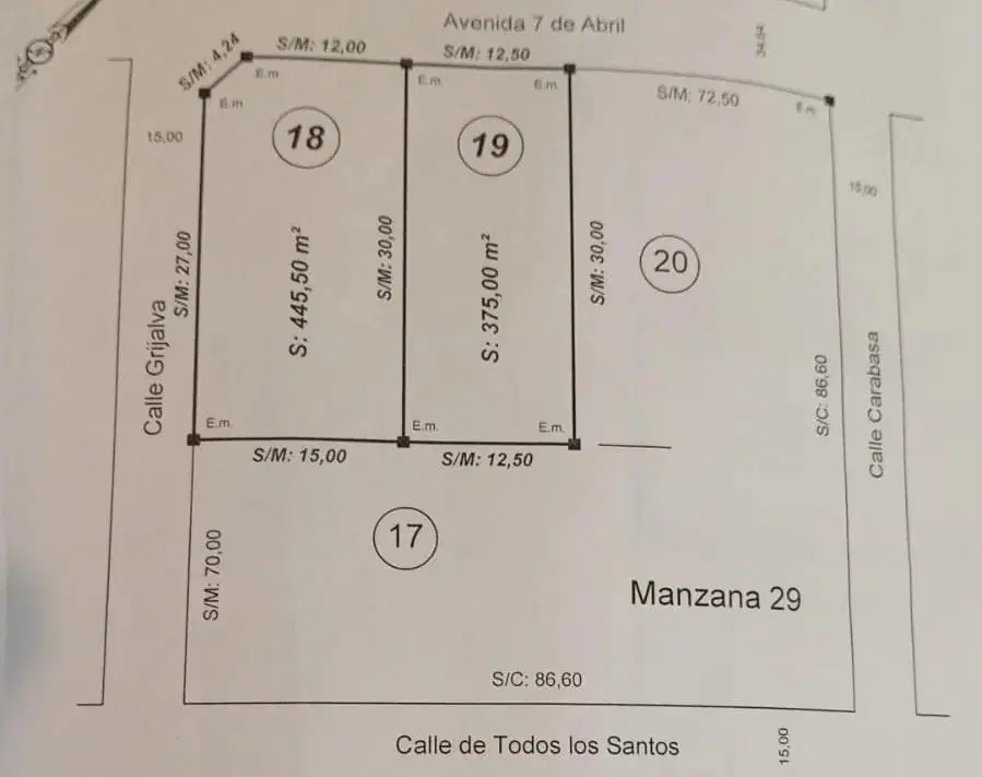 Lotes en Venta en Miramar 5