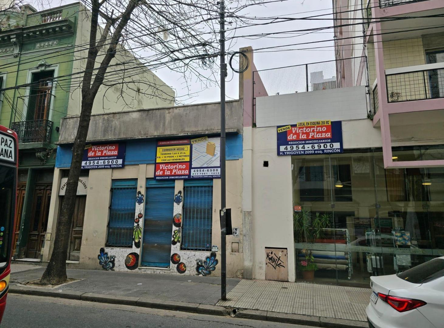 Terreno Venta Balvanera - Construible de 2400 m²  - planta baja   10 pisos   2 retiros