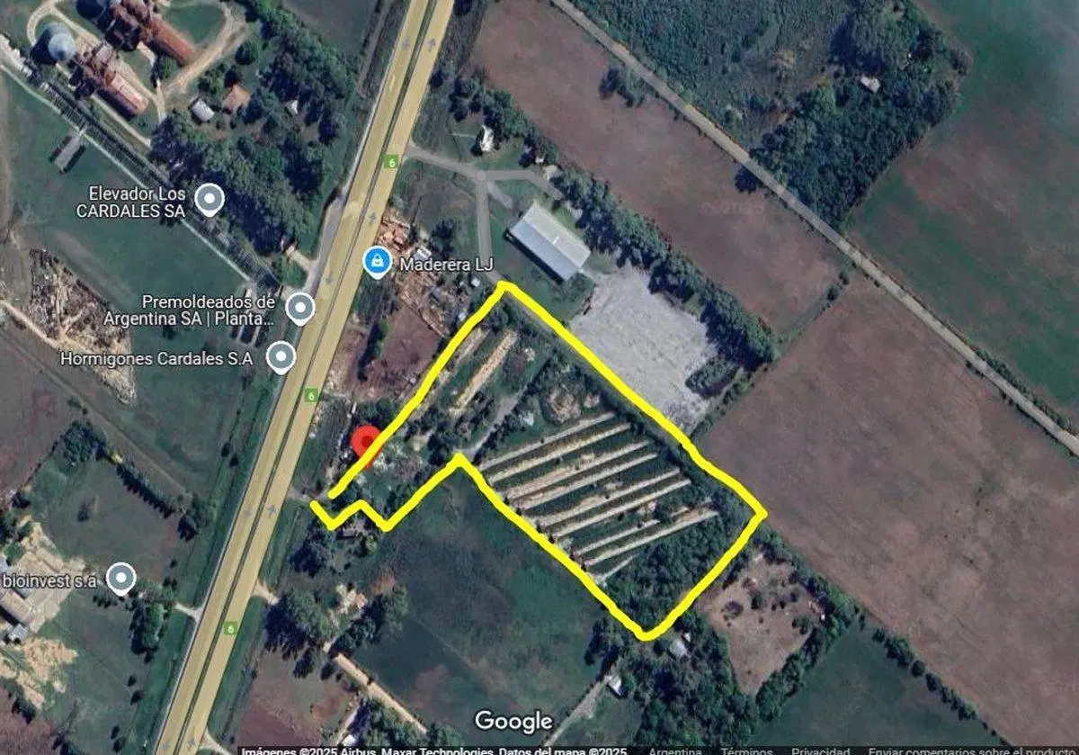 Venta Lote Cardales: 3.4 Has Ruta 6 proximo Ruta 8 3