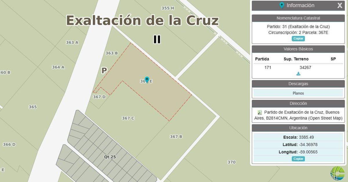Venta Lote Cardales: 3.4 Has Ruta 6 proximo Ruta 8