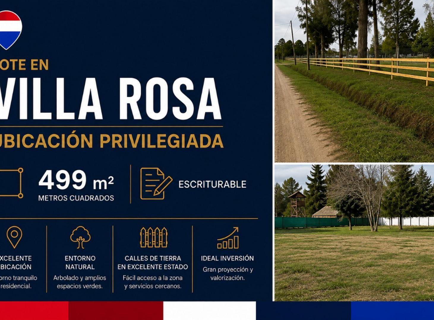 Foto de VENTA LOTE VILLA ROSA PILAR, imagen 1