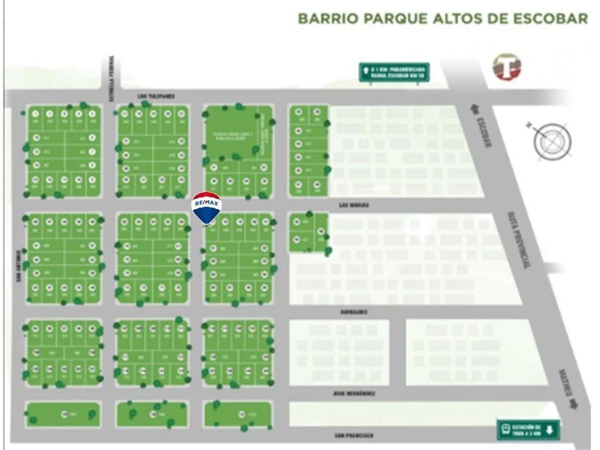 Foto de Venta Lote de 304 metros Barrio Parque de Escobar, imagen 2