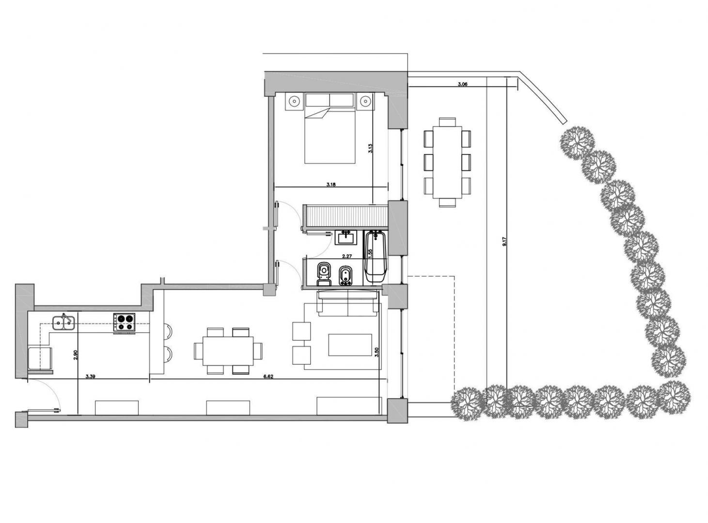 Foto de VENTA DEPTO EN SAN FERNANDO 2AMB C/JARDIN COCH BAU, imagen 1