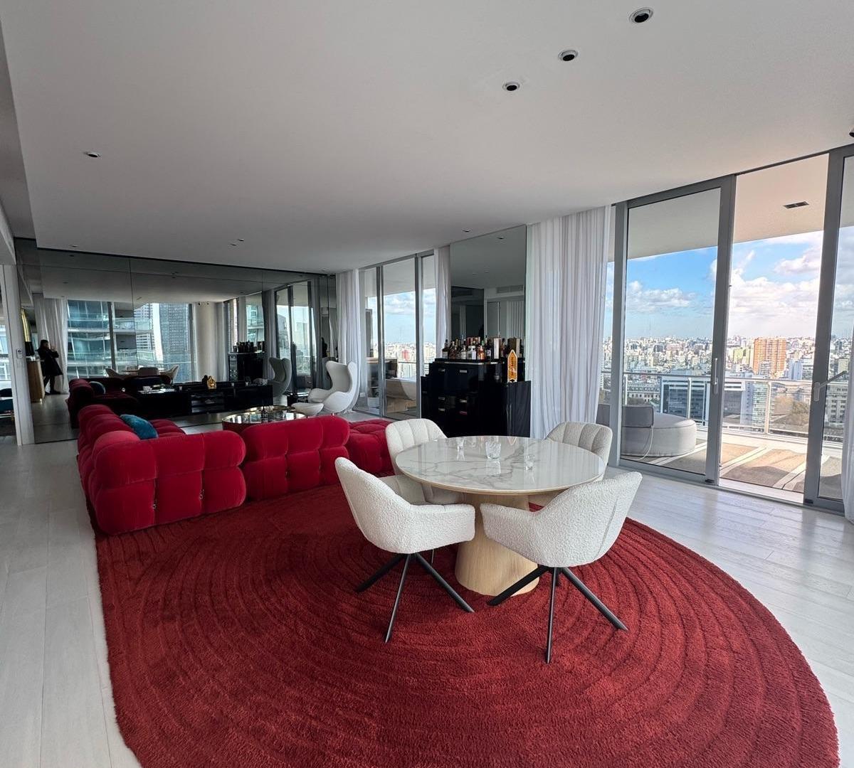 Departamento alquiler temporario en Puerto Madero SLS 4 ambientes con terraza piso alto
